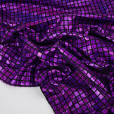 Lamé Check Purple