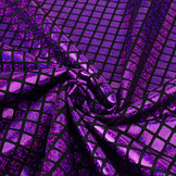 Lamé Ruitjes Paars