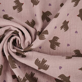 Hydrofiel Organic Vogels Roze