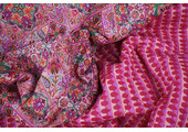 Quilted Voile Cotton Patchwork Pink