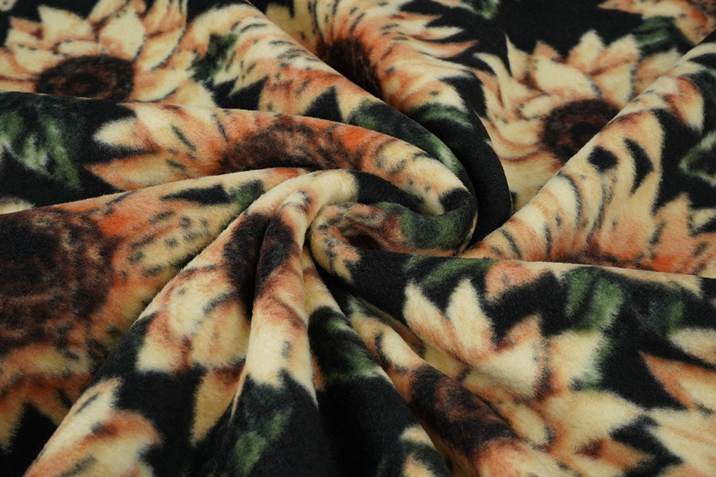 Printed Polar Sunflower