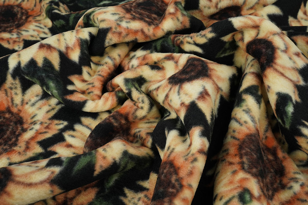 Printed Polar Sunflower