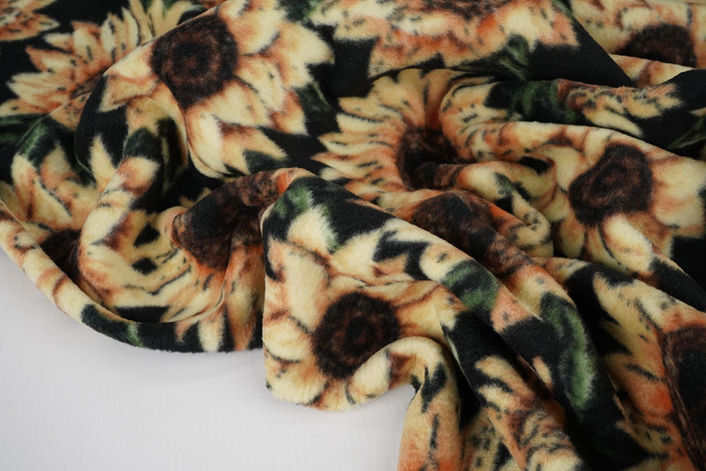 Printed Polar Sunflower