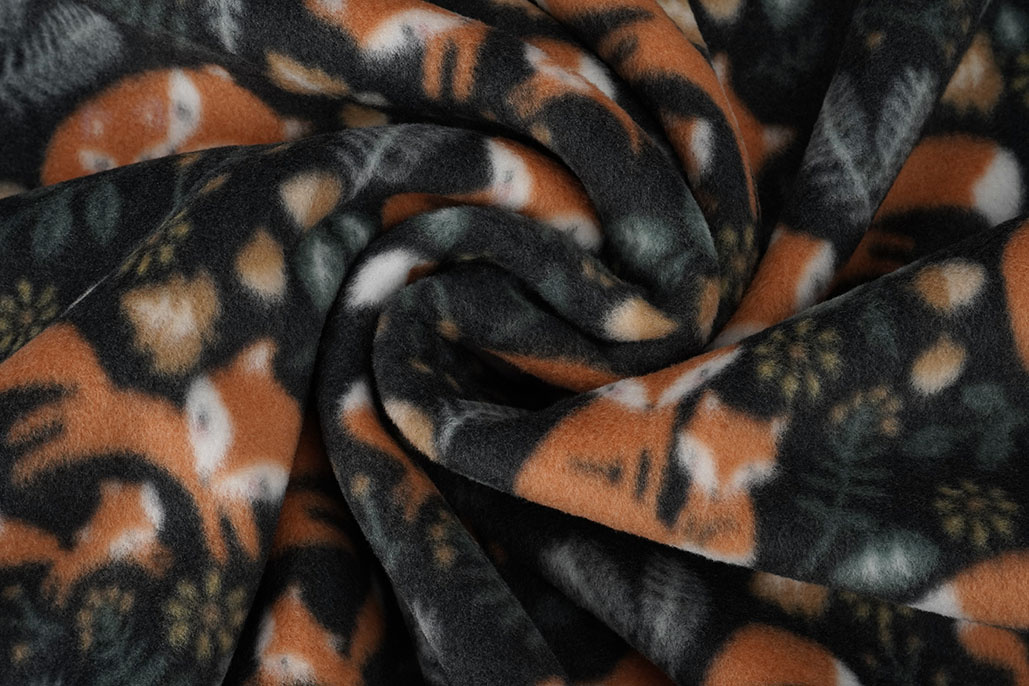 Bedruckte Polar Füchse