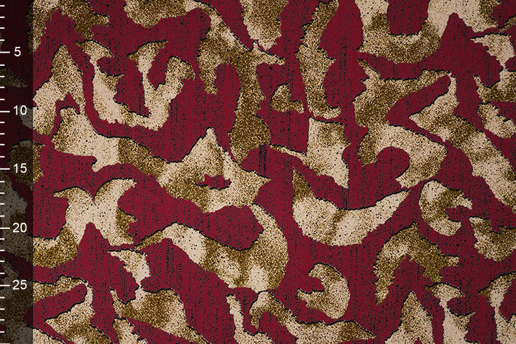 100% Viscose Augusta Bordeaux