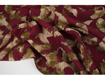 100% Viscose Augusta Bordeaux