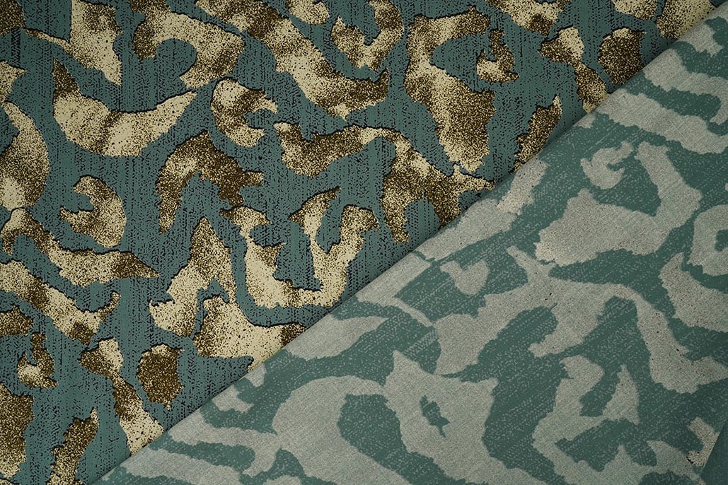 100% Viscose Augusta Zeegroen