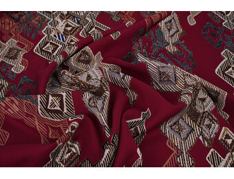 100% Viskose Leonora Bordeaux