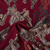 100% Viscose Leonora Bordeaux