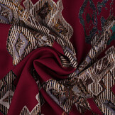 100% Viscose Leonora Bordeaux