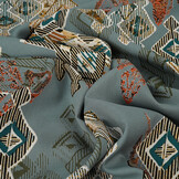 100% Viscose Leonora Grijs-Blauw