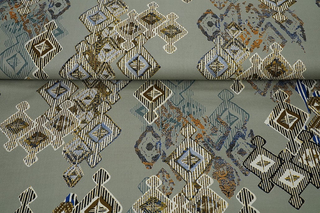 100% Viscose Leonora Oud Groen