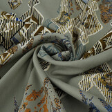 100% Viscose Leonora Oud Groen