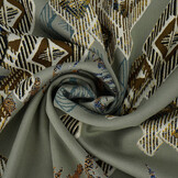 100% Viscose Leonora Oud Groen