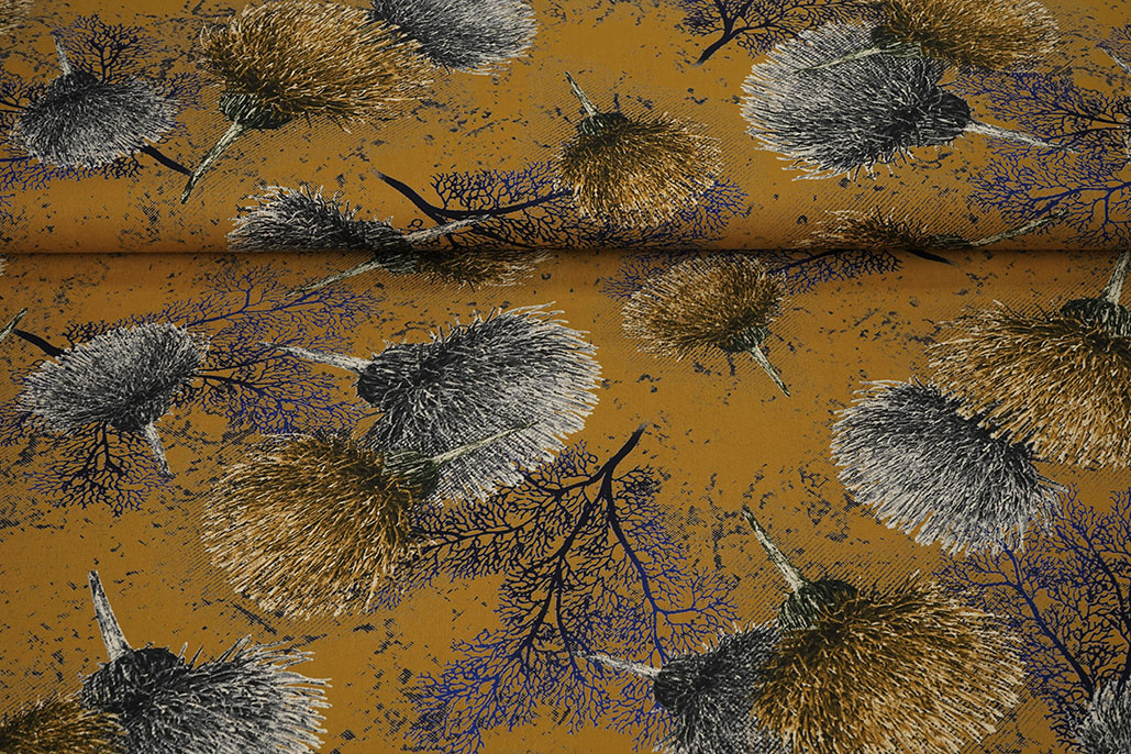 100% Viscose Helena Ocher