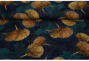 100% Viscose Helena Marine Blauw