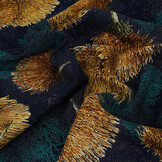 100% Viskose Helena Marineblau