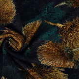 100% Viskose Helena Marineblau