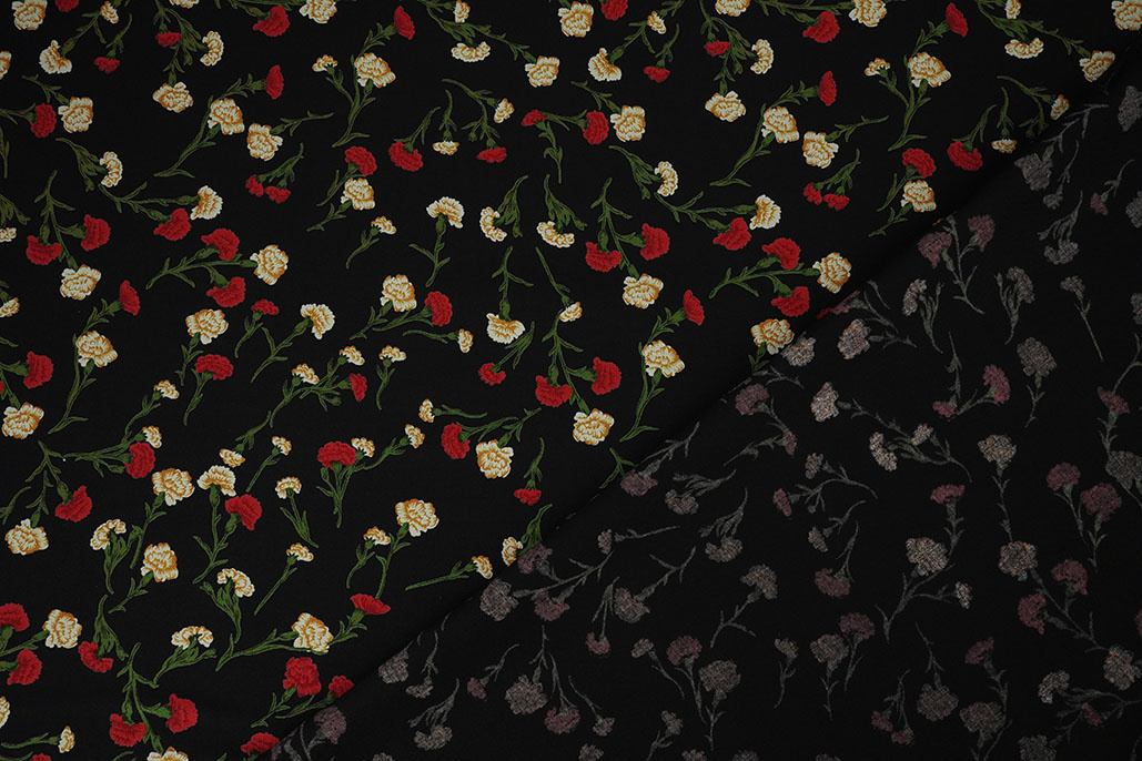 100% Viscose Dorothea Black
