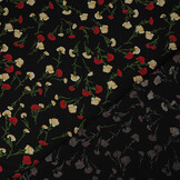 100% Viscose Dorothea Black