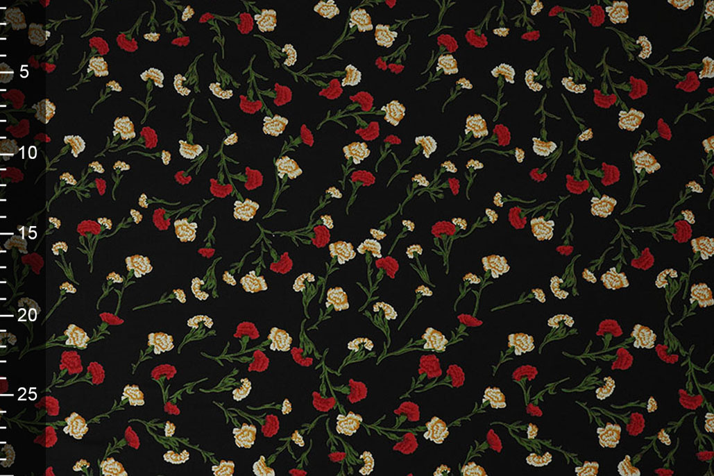 100% Viscose Dorothea Black