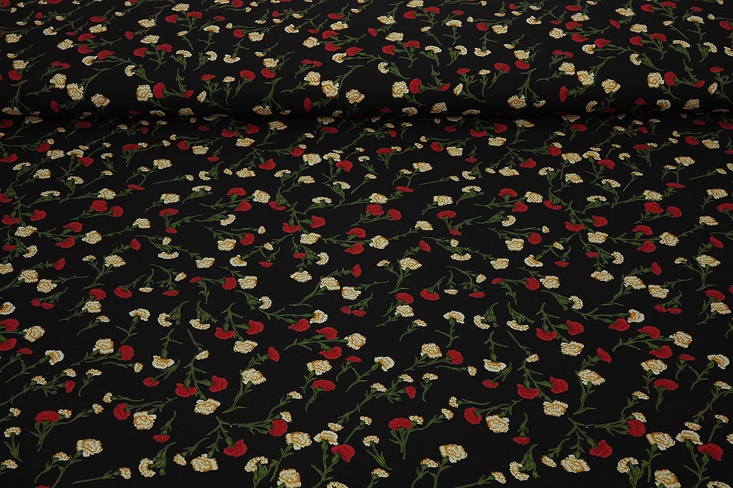 100% Viscose Dorothea Black