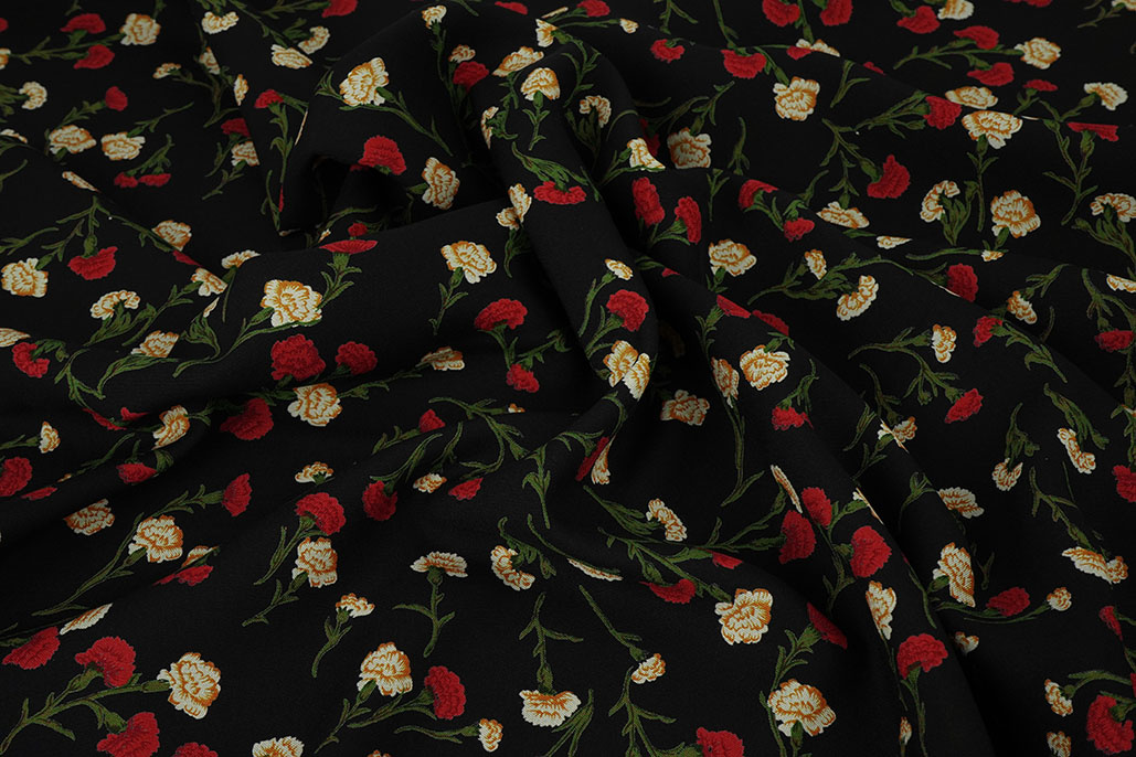100% Viscose Dorothea Black