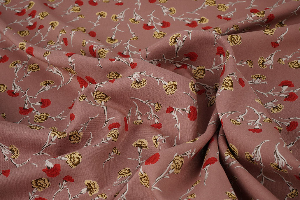 100% Viscose Dorothea Poeder Roze