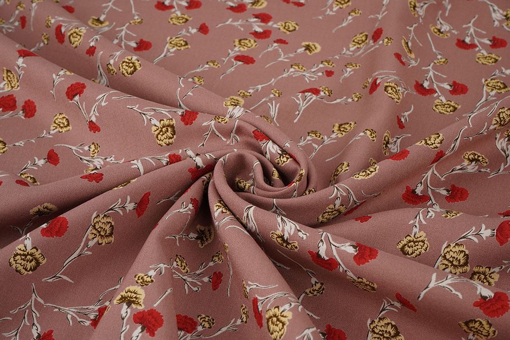 100% Viscose Dorothea Poeder Roze