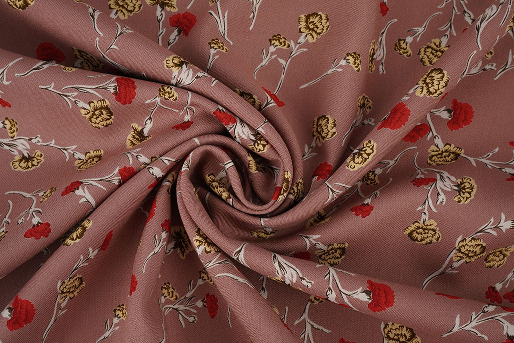 100% Viscose Dorothea Poeder Roze