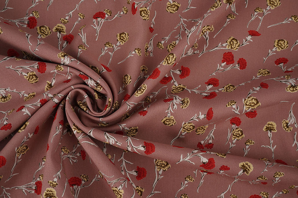 100% Viscose Dorothea Poeder Roze