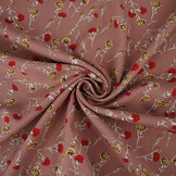 100% Viscose Dorothea Powder Pink