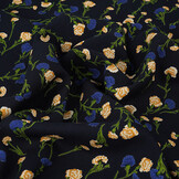 100% Viskose Dorothea Dunkel Marineblau