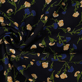 100% Viskose Dorothea Dunkel Marineblau