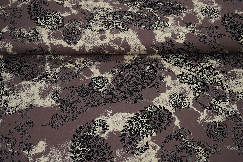 100% Viscose Frederique Mauve