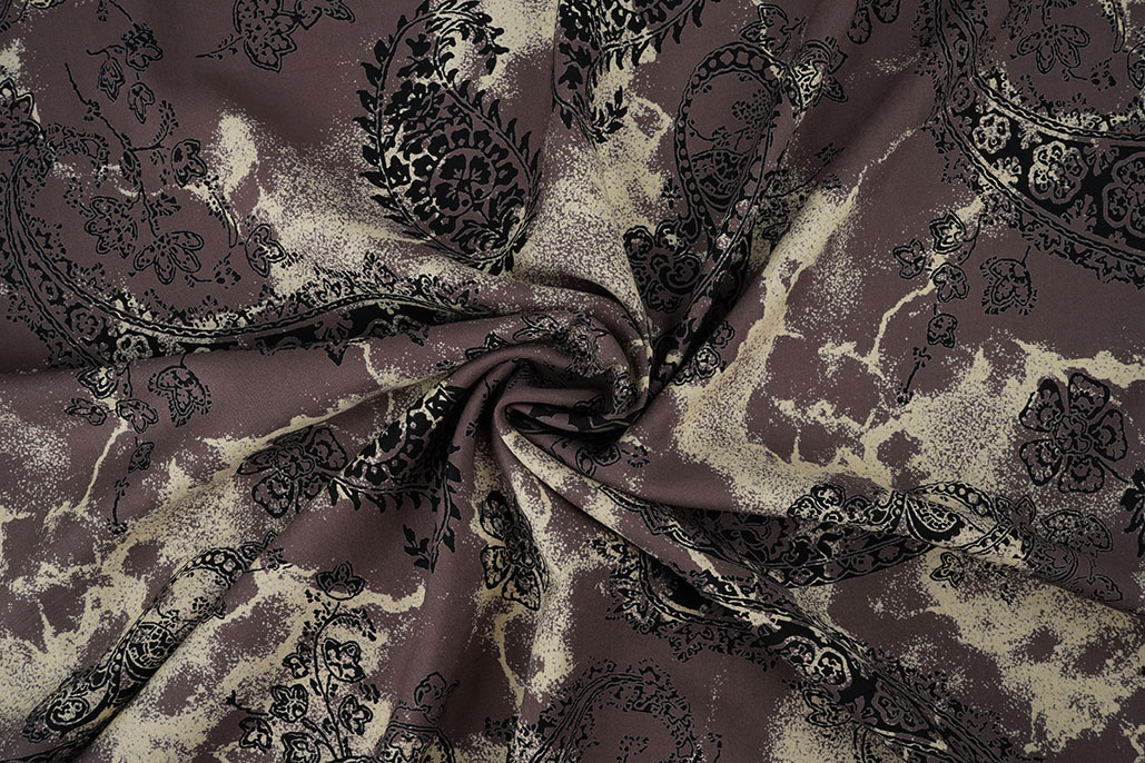 100% Viscose Frederique Mauve
