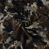 100% Viscose Frederique Dark Navy Blue