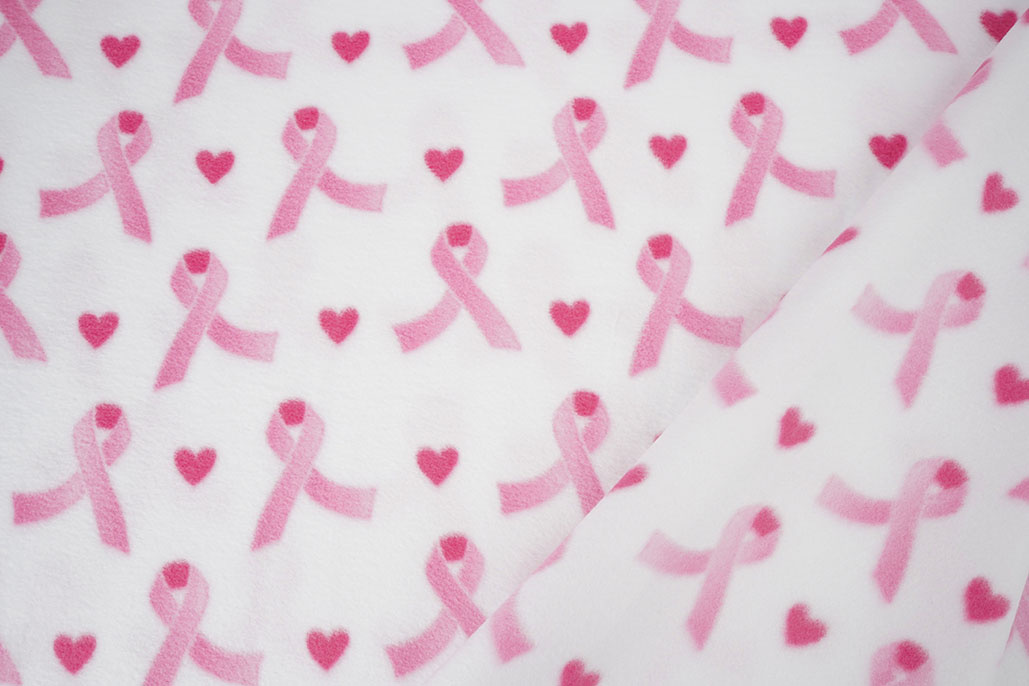 Bedruckte Polar Schleifen Rosa