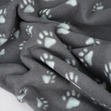 Printed Polar Dog Paws Grey