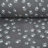 Printed Polar Dog Paws Grey