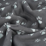 Printed Polar Dog Paws Grey