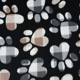 Printed Polar Dog Paws Black