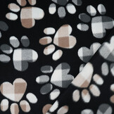 Printed Polar Dog Paws Black