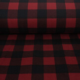 Printed Polar Blocked Black - Red