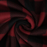 Printed Polar Blocked Black - Red