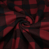 Printed Polar Blocked Black - Red