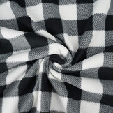 Printed Polar Blocked Black - White