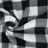 Printed Polar Blocked Black - White