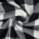 Printed Polar Blocked Black - White