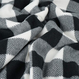 Printed Polar Blocked Black - White